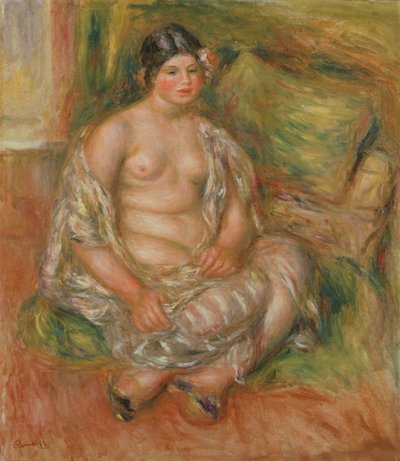 Ülő Odalisque, 1918 alkotó: Pierre Auguste Renoir